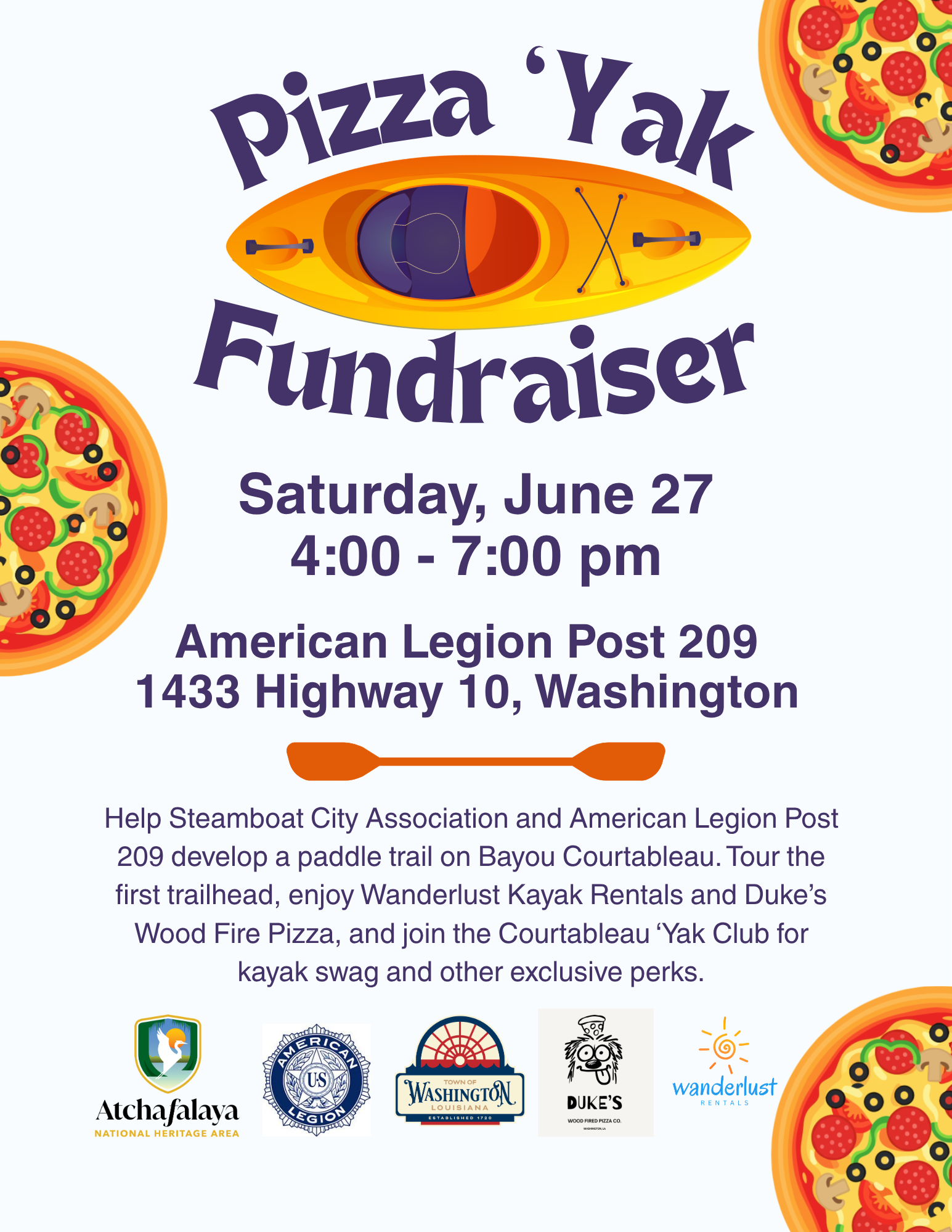 Pizza 'Yak Fundraiser